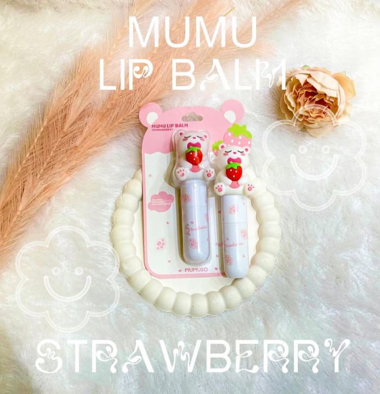 MUMU Balsem Pelembab Bibir (Stroberi)