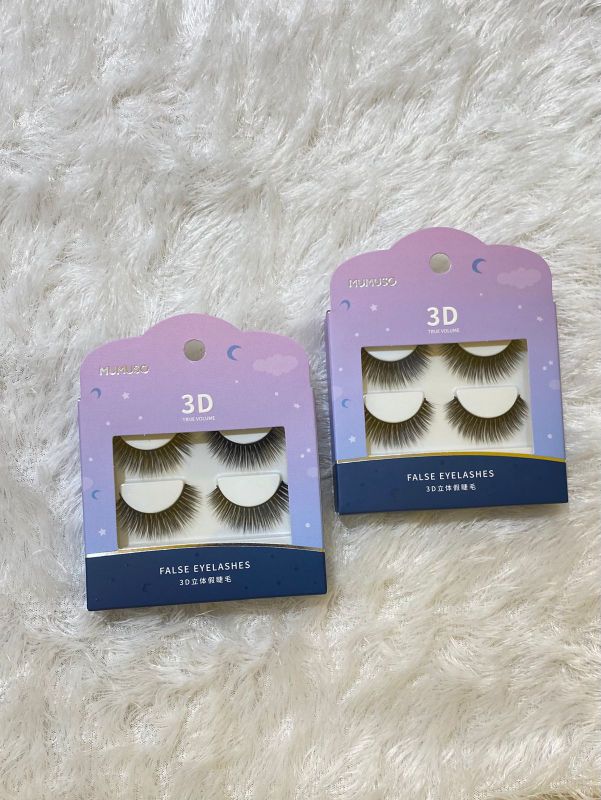 Bulu mata palsu stereoskopik 3d ( 2 pasang)