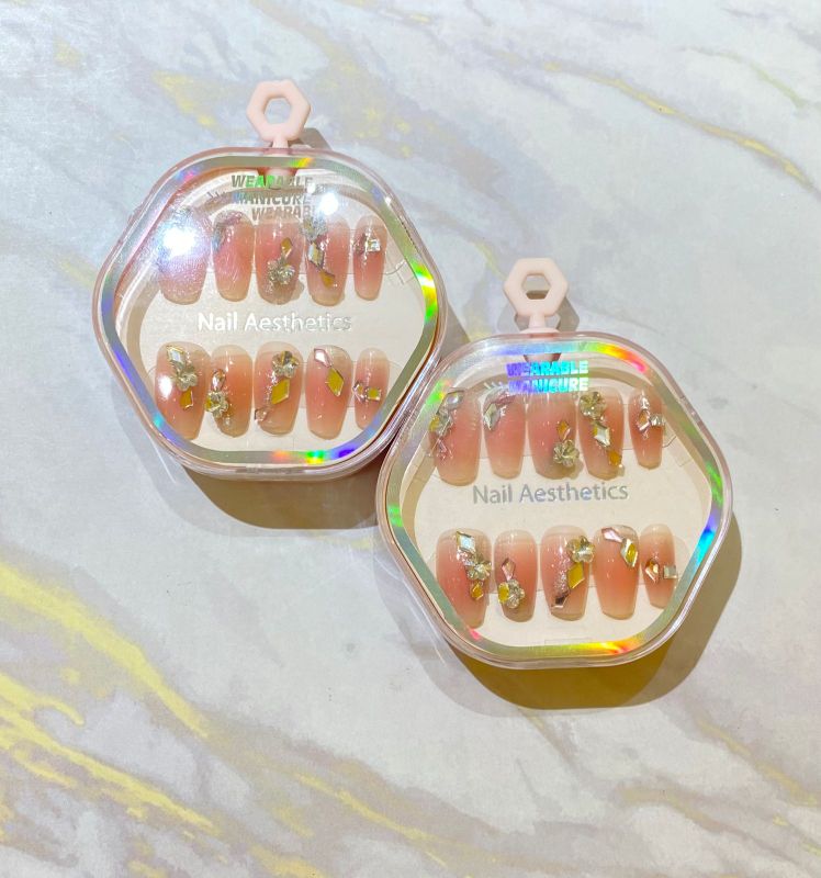 Kuku Palsu Tekan (Seri Senyum Memikat / 98 # Bunga 3D)