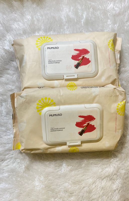 Tisu Pembersih Pembersih Rias Wajah MUMUSO 80 lembar