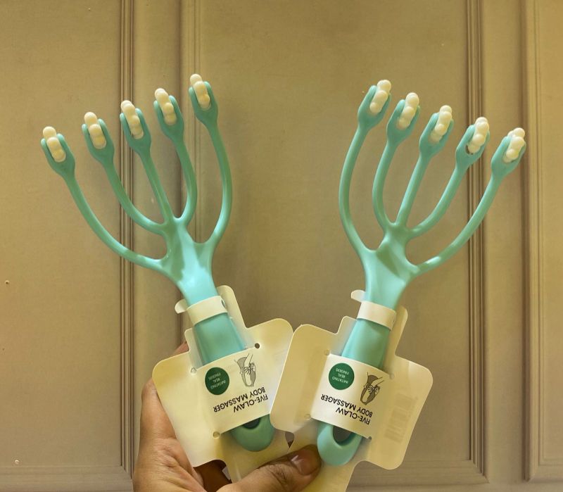 Alat pijat seluruh tubuh model 5 cakar-warna biru