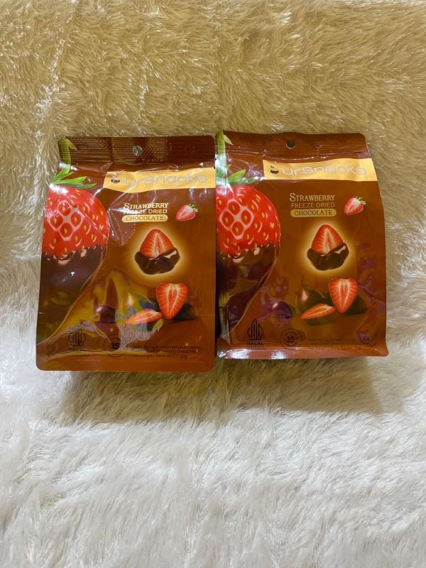 Ursnack Freeze Dried Strawberry Chocolate (22gr)
