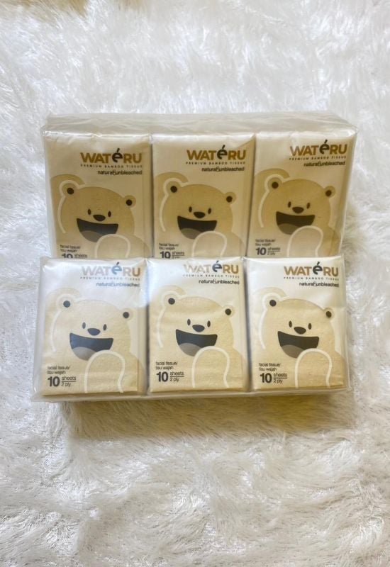 Pocket Tissue @6pcs x 10-sheets 2ply