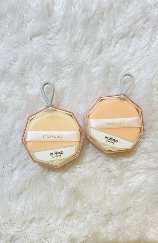 Flocking puff ramah kulit 2P