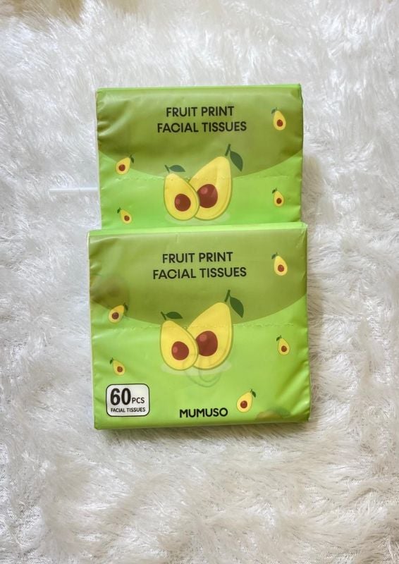 Tisu Fashion dengan Cetakan Motif Buah - Alpukat
