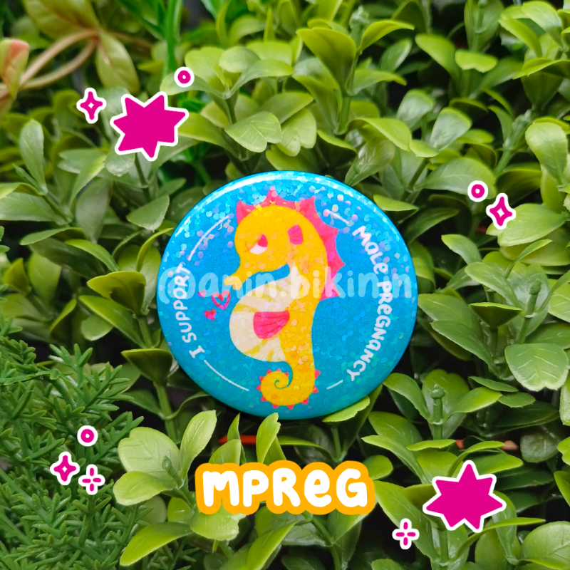 Holo Button Pin