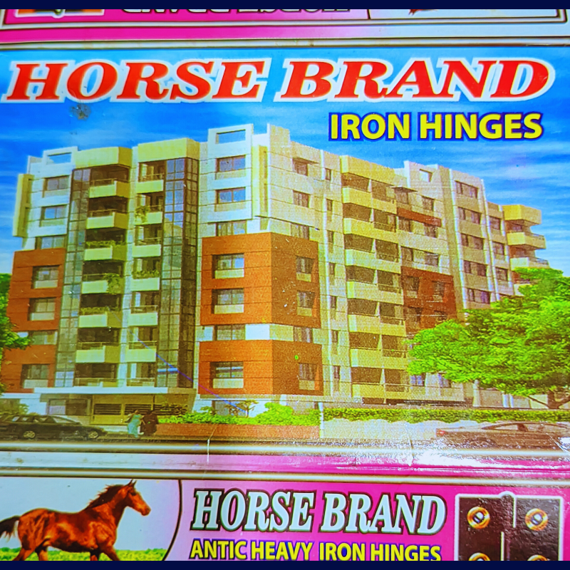4' Horse Brand Heavy Duty SP Iron Hinges