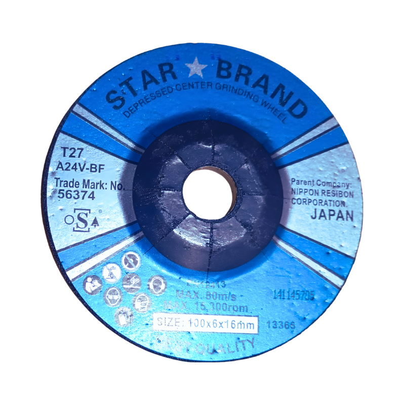 STAR BRAND Grinding Wheel 100×6×16mm – Japan Standard | High RPM | Durable Abrasive | Wholesale & Retail BD