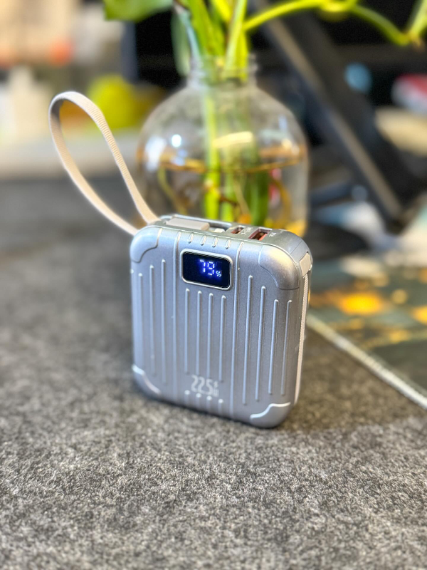 batterie externe (power bank) de Breeks Electronics. 
Capacité de 10 000 mAh.