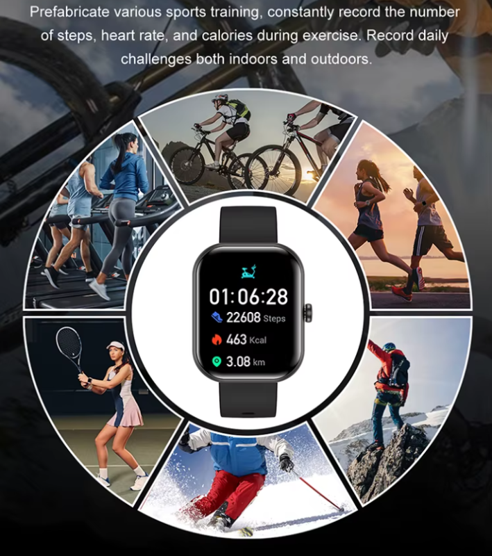 Montre connectée Oraimo Watch 5 2.01″ HD Panda Glass 1 ATM