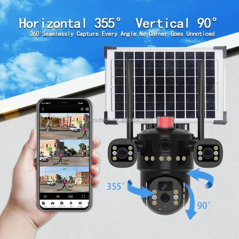 4K PTZ SOLAIRE CAMÉRA