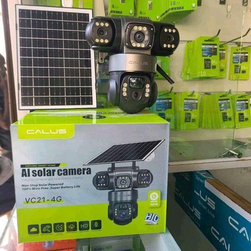 V380 Pro 3 Lens IP Solar Camera HD 15 MP CCTV Night Vision Two-Way Audio Camera