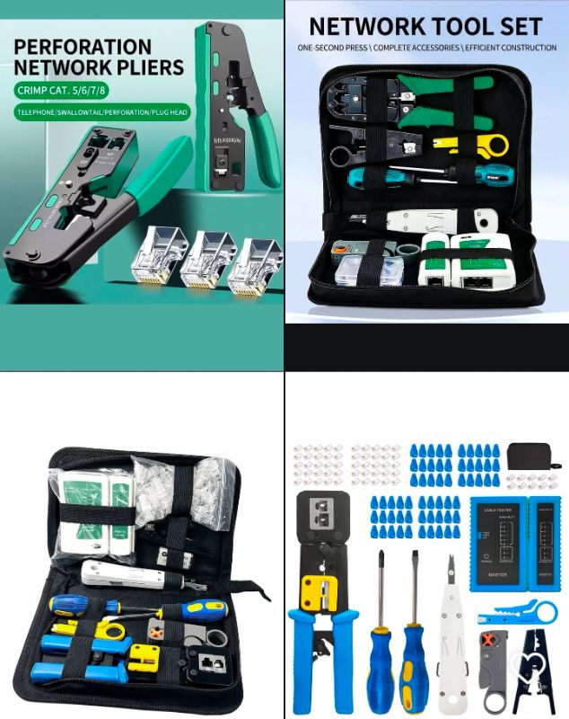 kit d'outils de réparation et de maintenance pour réseau