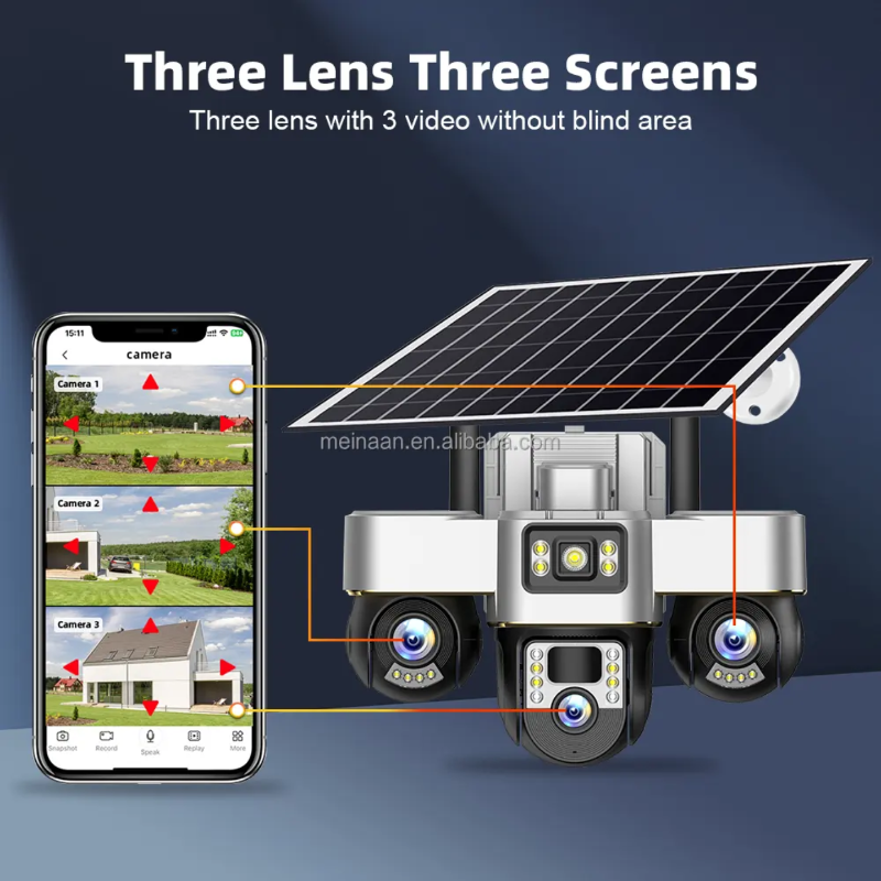 Caméra de surveillance 4G Solaire