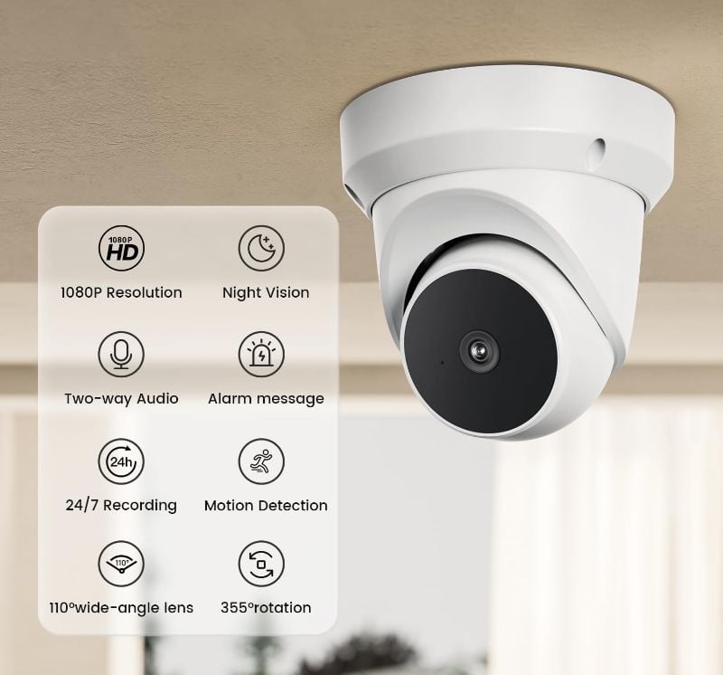 Caméra Dôme WiFi Intelligente V380 Q1