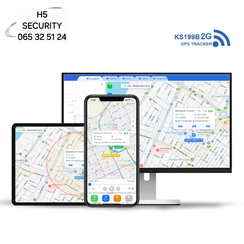 📍Traceur GPS en temps réel via application.