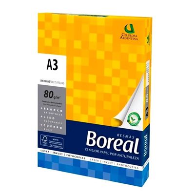 RESMA BOREAL A3 80gr