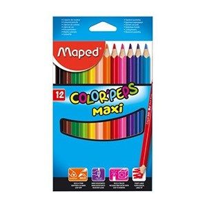 LAPICES DE COLORES MAPED MAXI X 12U
