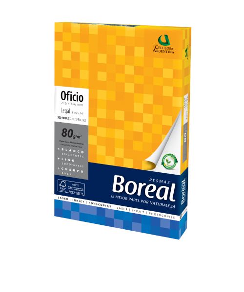 RESMA BOREAL OFICIO 80gr