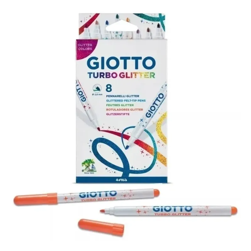 LAPICES DE COLORES GIOTTO TURBO GLITTER
