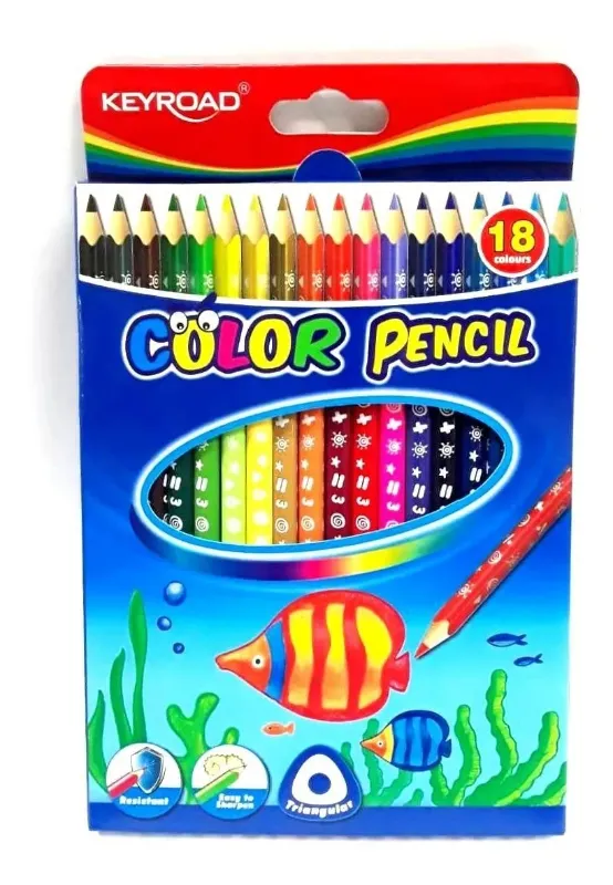 COLOR PENCIL KEYROAD X 12U