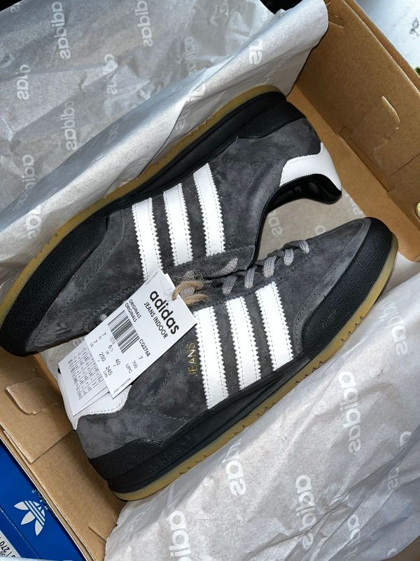 Adidas Jeans Grey White Black Gum