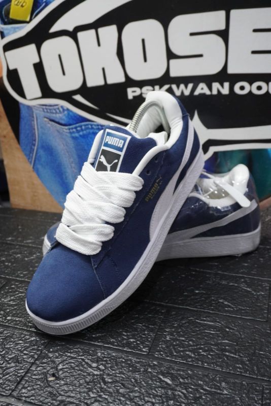 Puma Suede XL Navy/White