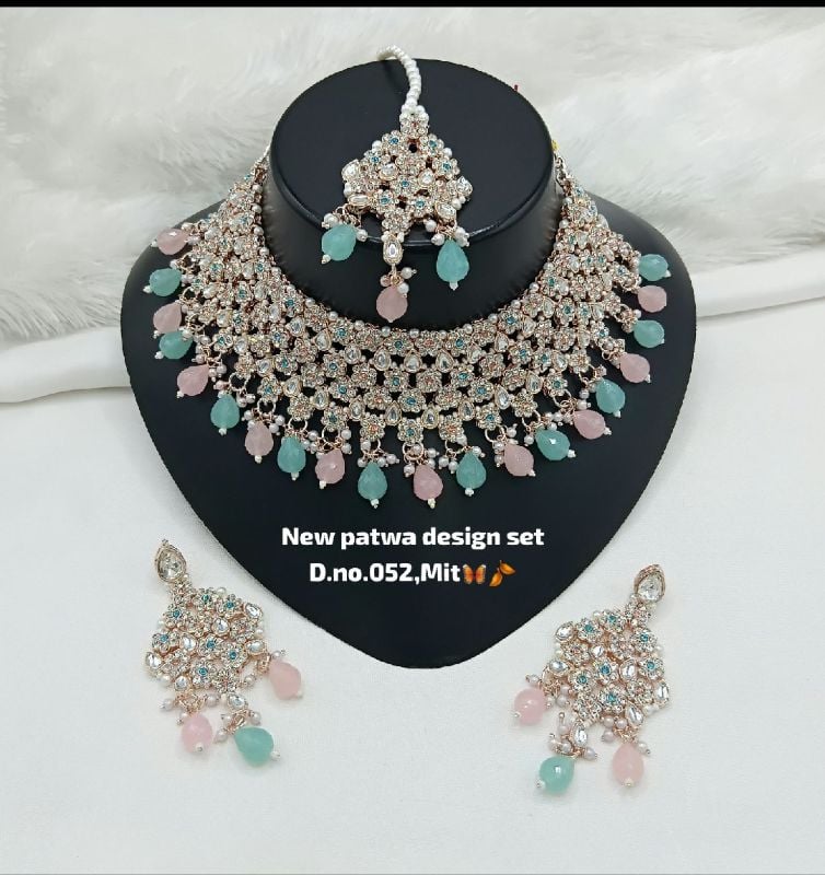 Latest Stylish Fancy Choker Necklace Set-SB014