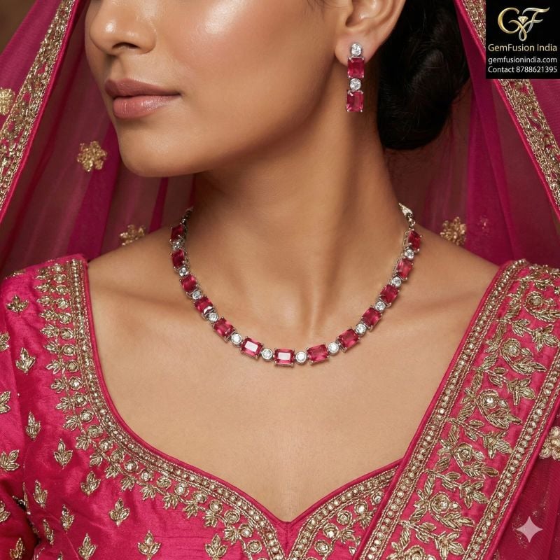 American Diamond Necklace- AD011