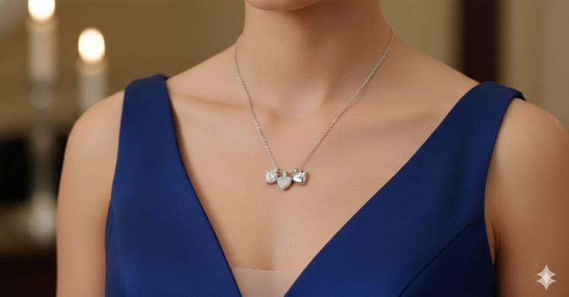 Fashion Women Jewellery Luxury Stainless Steel Pendant for Women & Girls - P0033