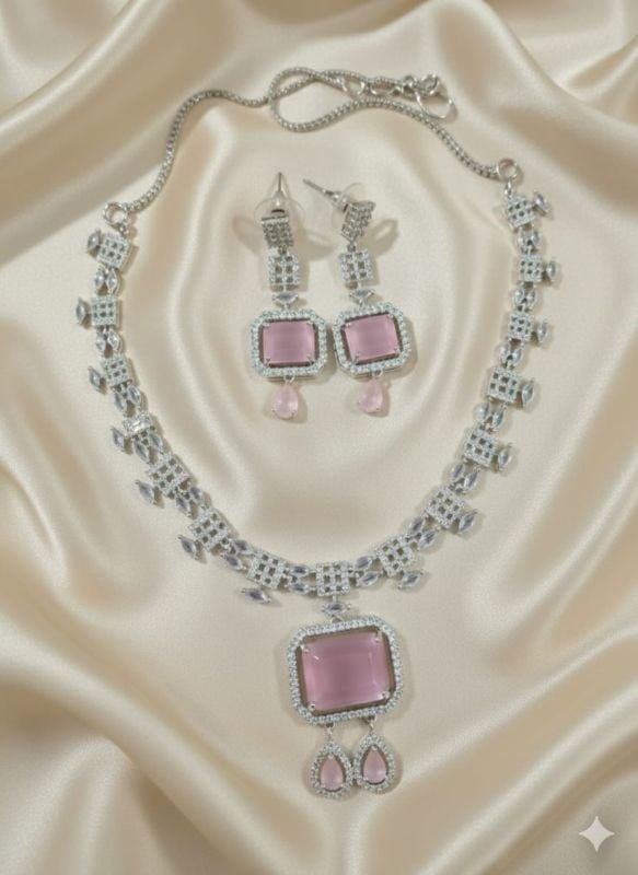 American Diamond Necklace- AD061