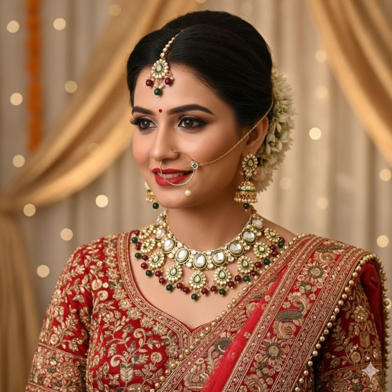 Latest Stylish Fancy Choker Necklace Set-SB010