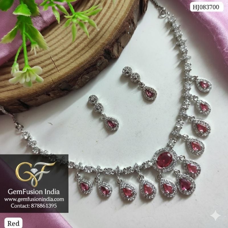 American Diamond Necklace- AD009