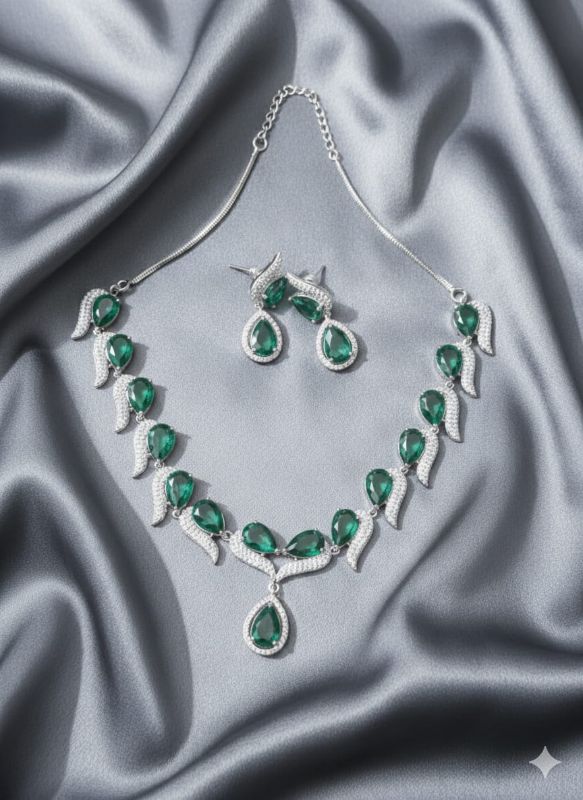 American Diamond Necklace- AD043