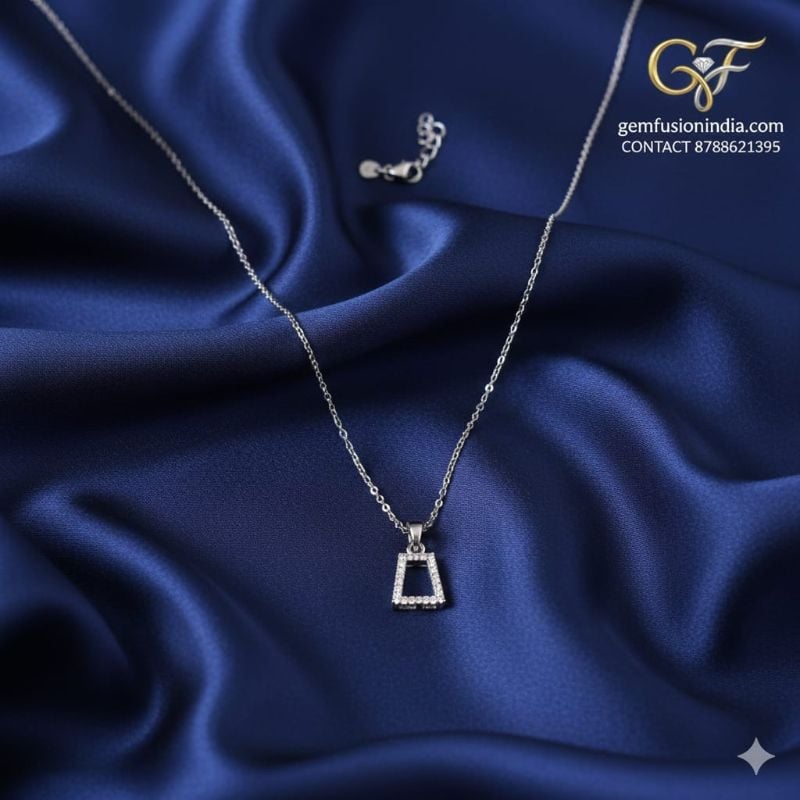 Austrian Crystal Water Drop Pendant Necklace With Chain For Women- P003