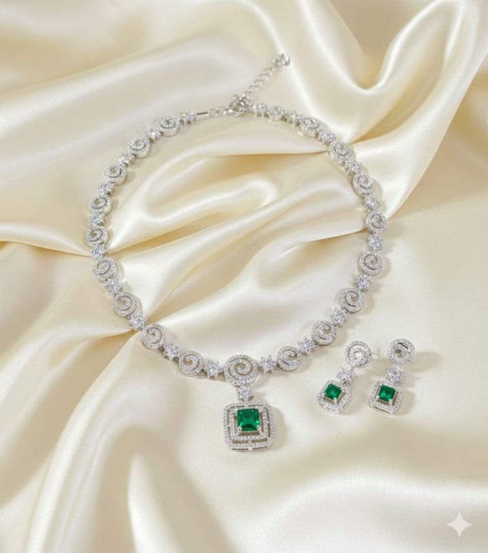 American Diamond Necklace- AD073