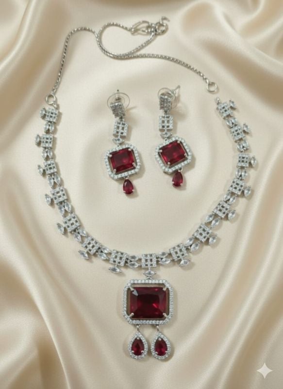 American Diamond Necklace- AD059