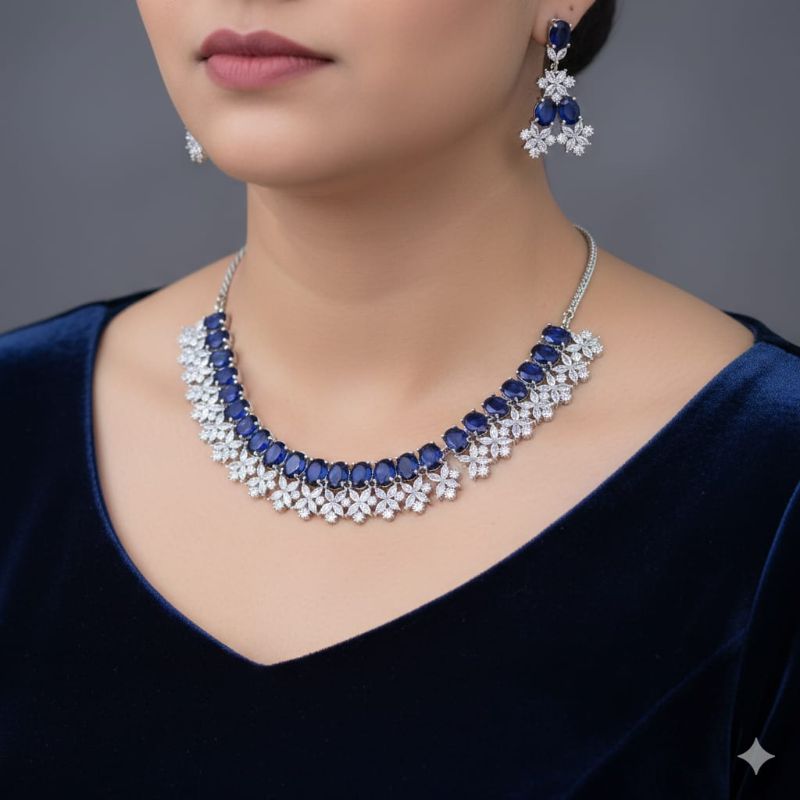 American Diamond Necklace- AD051