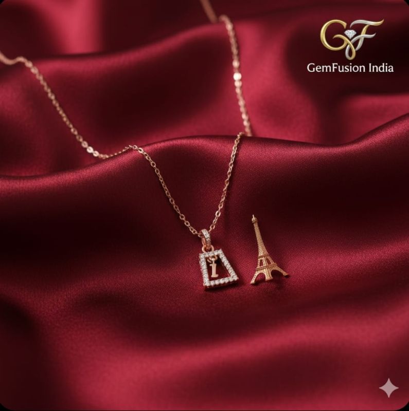 Austrian Crystal Water Drop Pendant Necklace With Chain For Women- P0022