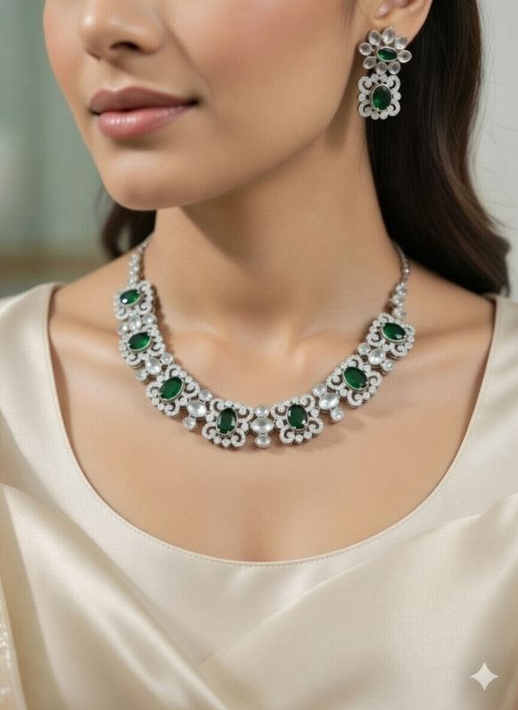 American Diamond Necklace- AD058