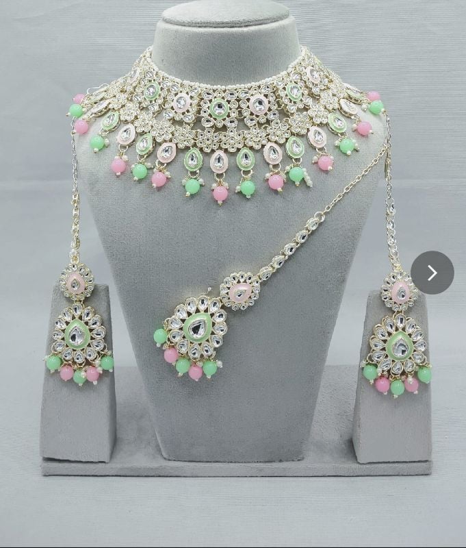 Latest Stylish Fancy Choker Necklace Set-SB012