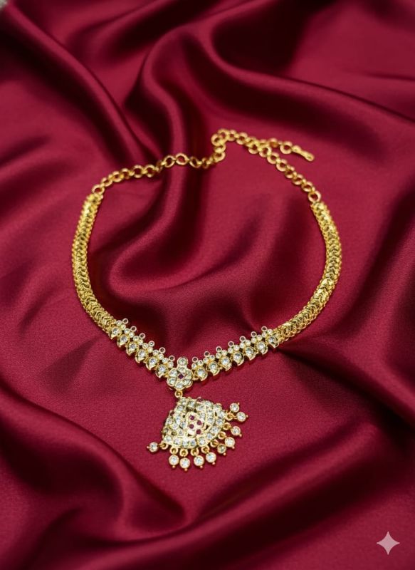 Indian Traditional Copper Necklace Set-GP046