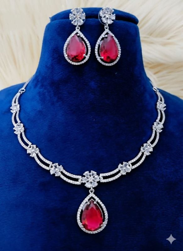 American Diamond Necklace- AD023