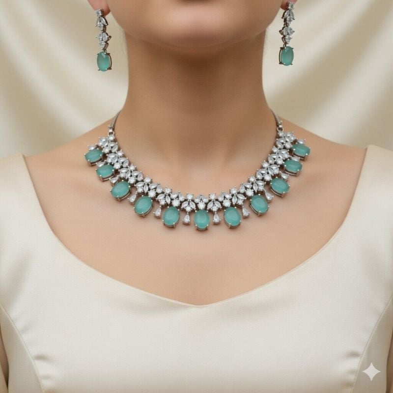 American Diamond Necklace- AD050