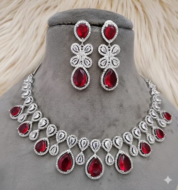 American Diamond Necklace- AD013