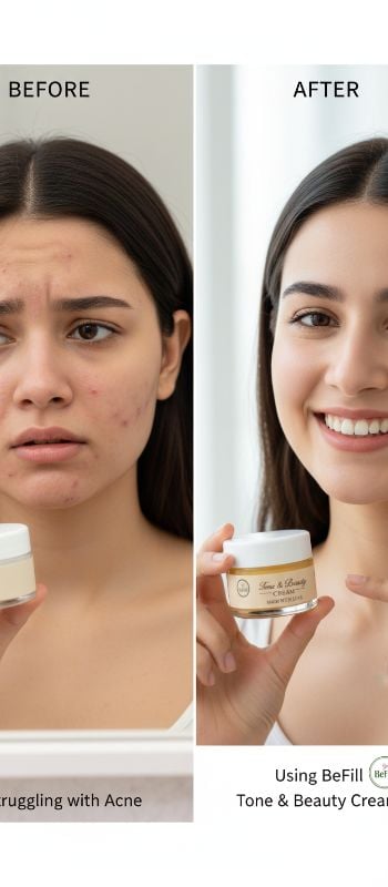 Befill Tone & Beauty Cream Cosmetics by Natural Professional