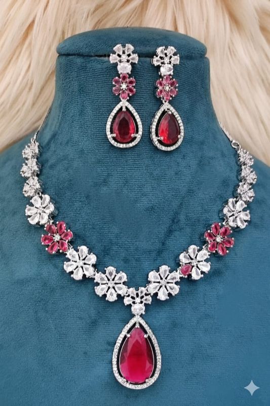 American Diamond Necklace- AD040