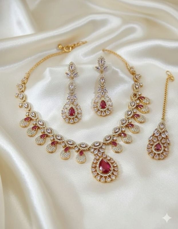 American Diamond Necklace- AD033