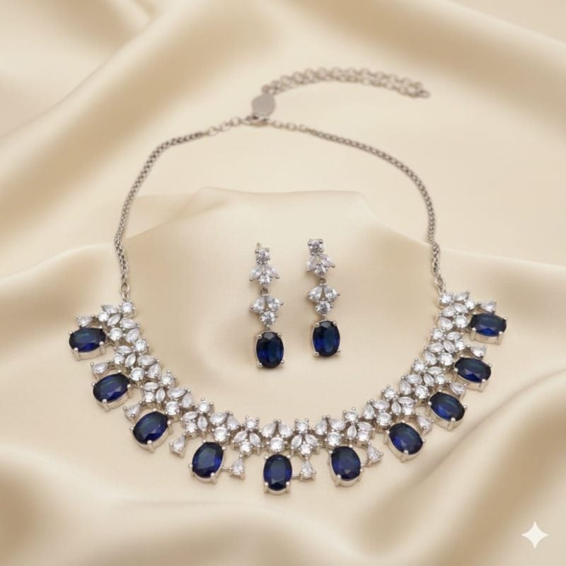 American Diamond Necklace- AD049