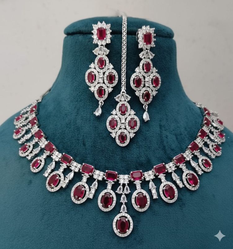 American Diamond Necklace- AD030